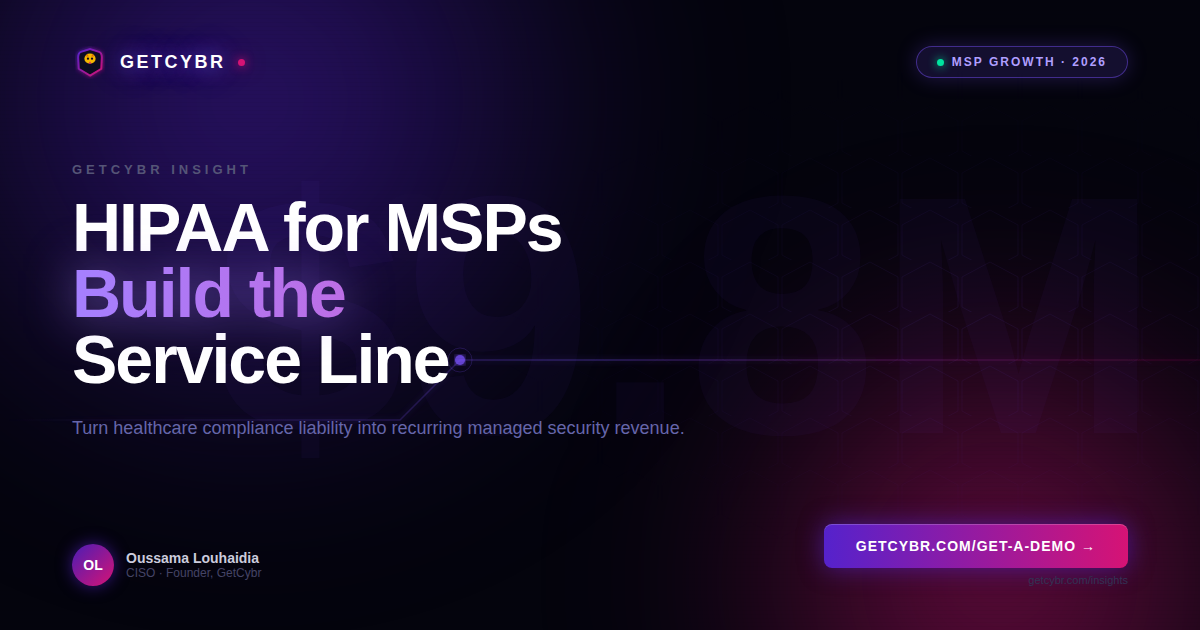 MSP security team reviewing HIPAA compliance requirements for healthcare clients
